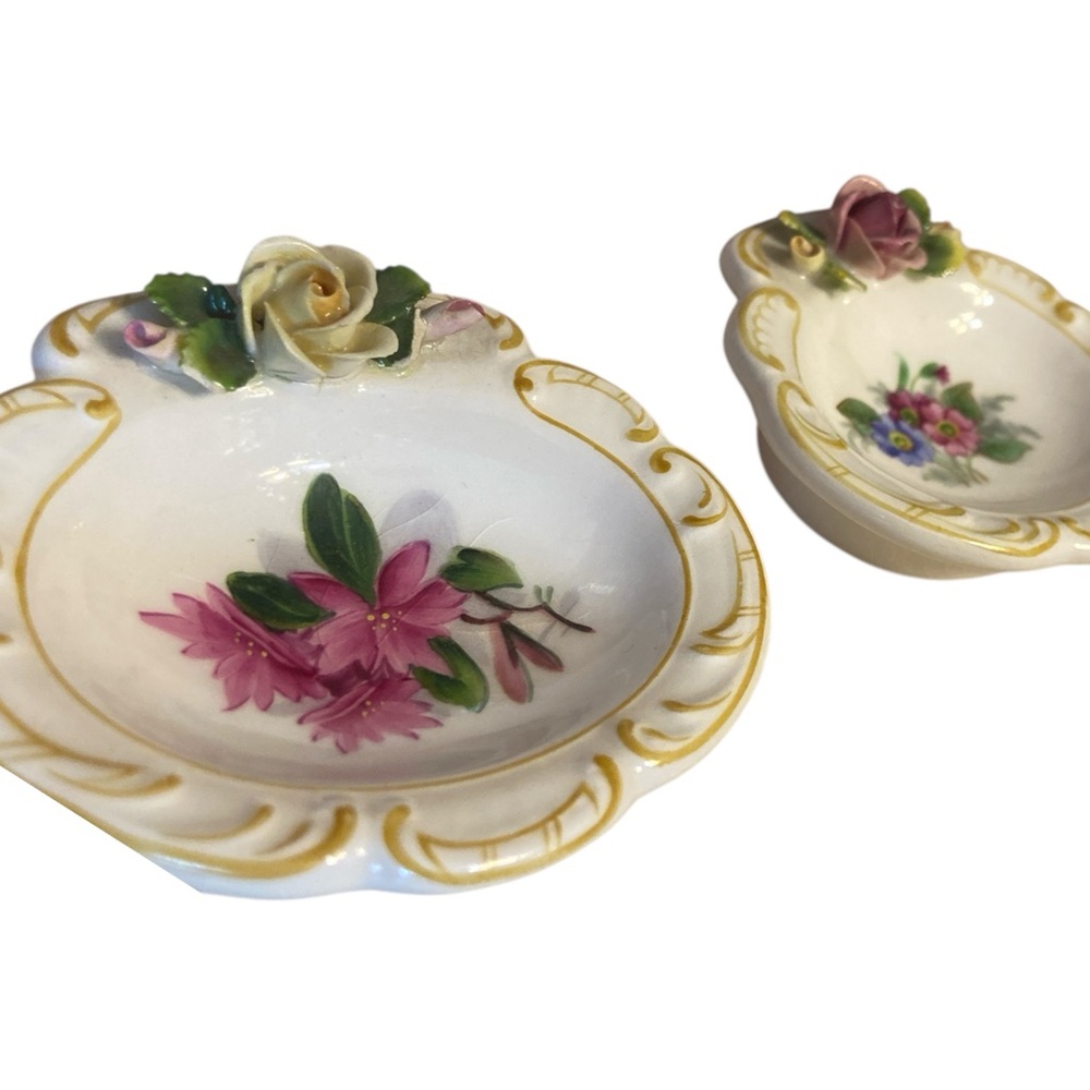 Floral Decorative Dish Set